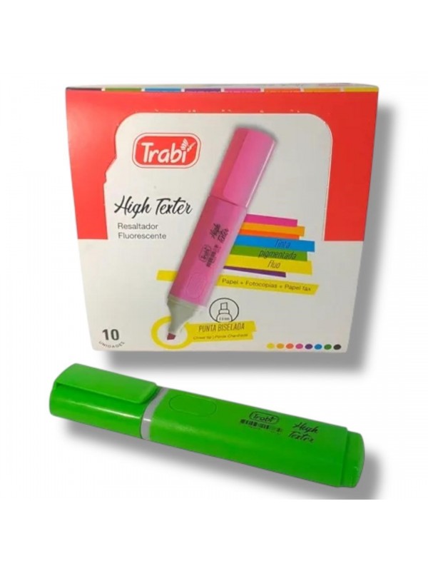 RESALTADOR HIGHT TEXTER TRABI VERDE