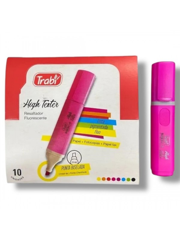 RESALTADOR HIGHT TEXTER TRABI ROSA