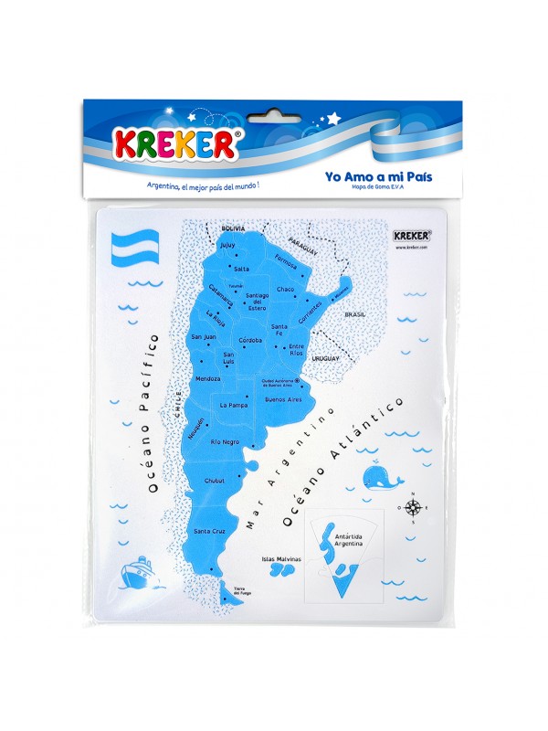 314 MAPA YO AMO MI PAIS GOMA EVA