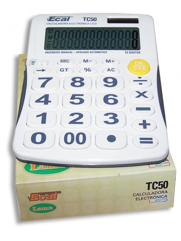 CALCULADORA LAMA ESCRITORIO TC62 12 DIGITOS