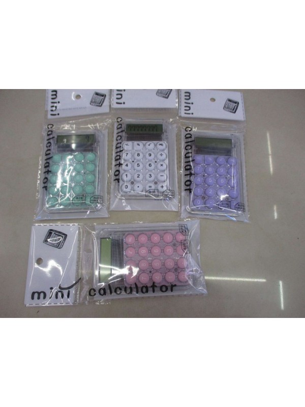 CALCULADORA MINI TRANSPARENTE