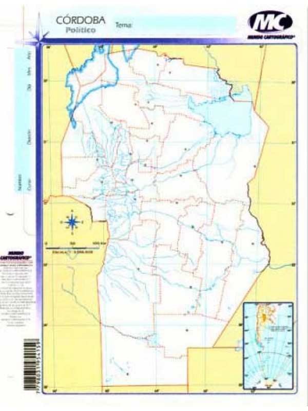 MAPA N°3 CORDOBA POLITICO