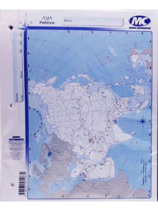 MAPA N°3 ASIA POLITICO