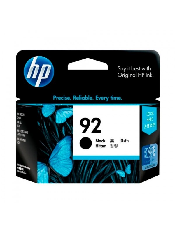 CARTUCHO INK JET HP92 NEGRO