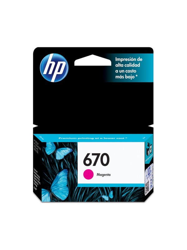 CARTUCHO INK JET HP670 MAGENTA