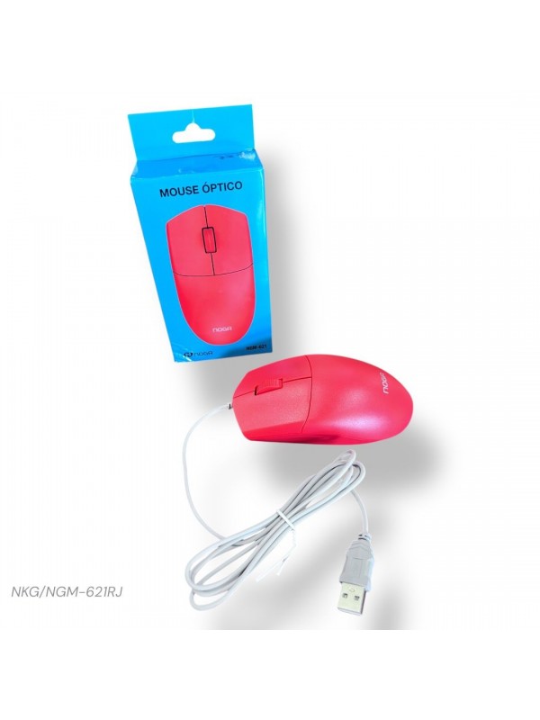 MOUSE NOGA NKG/NGM-621CL ROJO