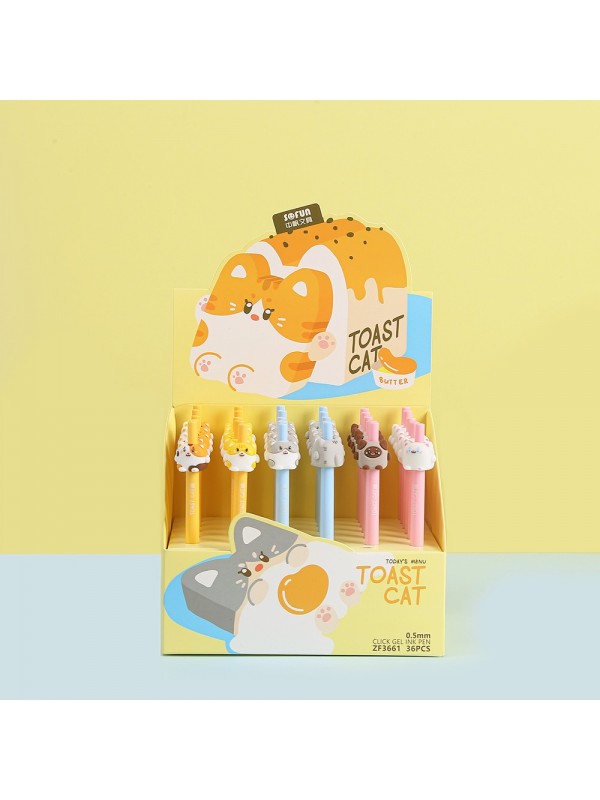 BOLIGRAFO RETRACTIL TOAST CAT x36