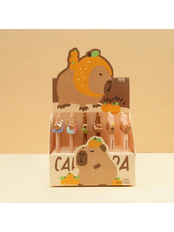 BOLIGRAFO RETRACTIL CAPYBARA x36