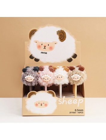 BOLIGRAFO POMPOM OVEJA x16