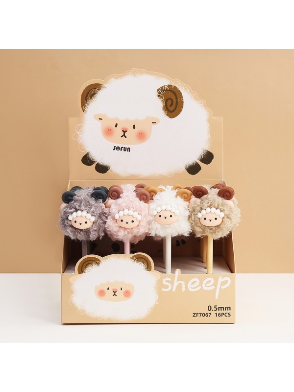 BOLIGRAFO POMPOM OVEJA x16