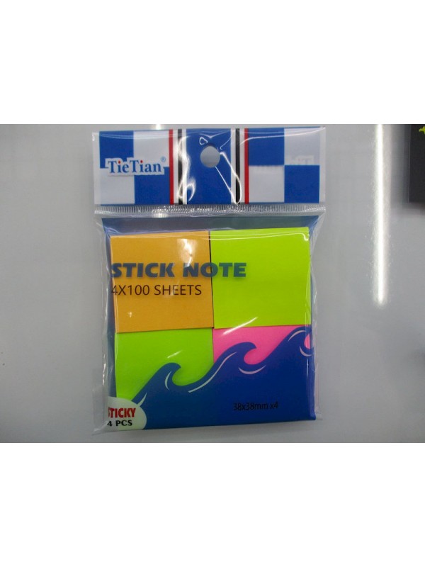 TACO ADHESIVO FLUO 38x38 x4