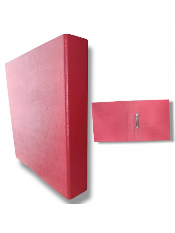 CARPETA 2x40 A4 TELADA ROJO