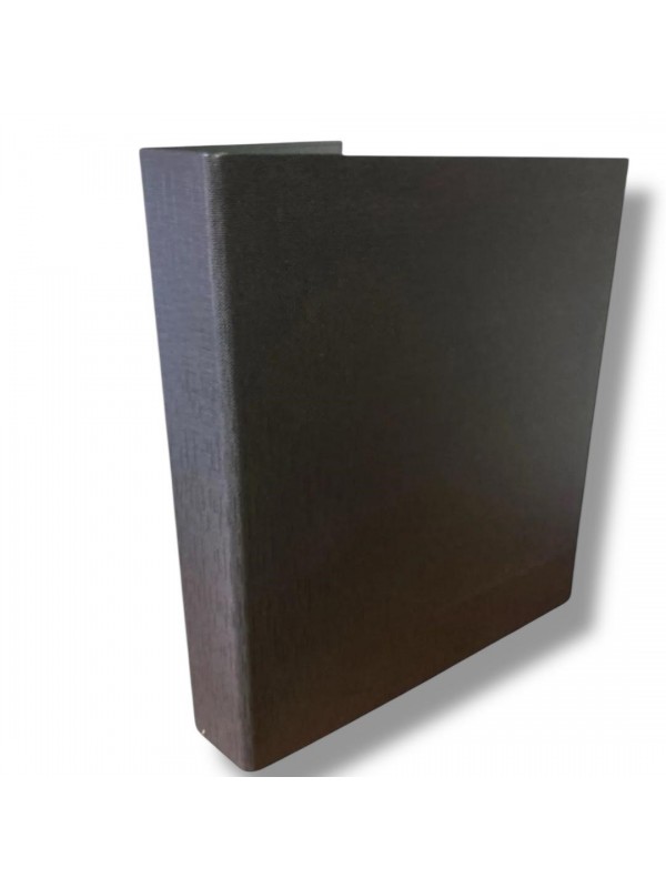 CARPETA 2x40 A4 TELADA NEGRO