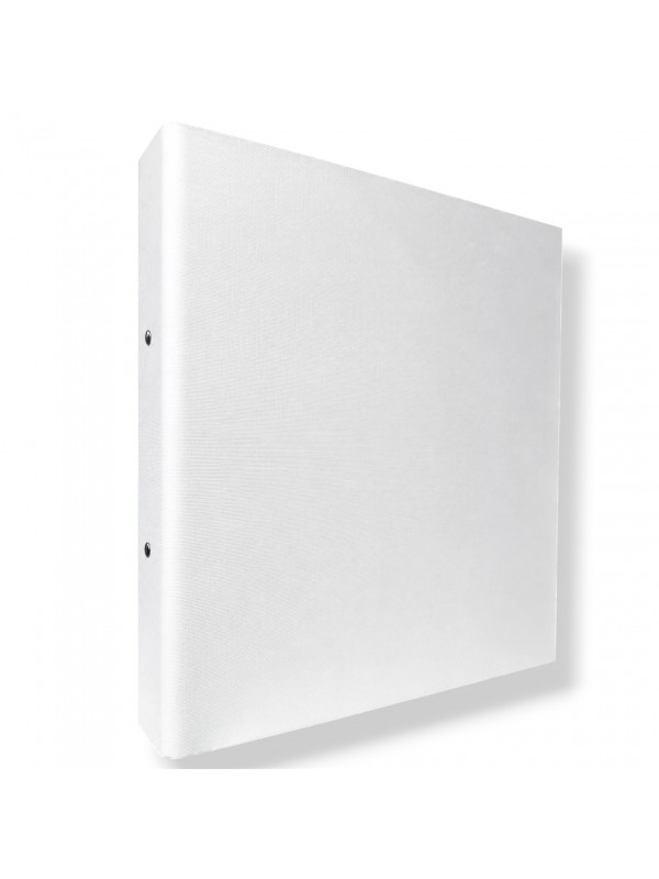 CARPETA 2x40 A4 TELADA BLANCO