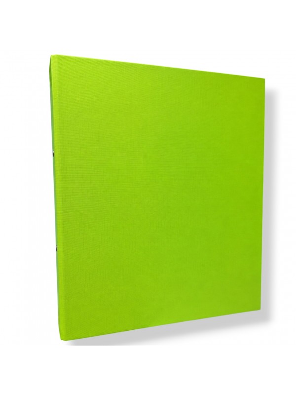 CARPETA 2x40 A4 TELADA VERDE LIMA