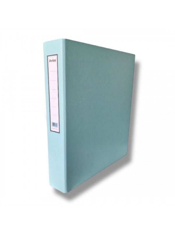 CARPETA 2x40 A4 TELADA VERDE PASTEL