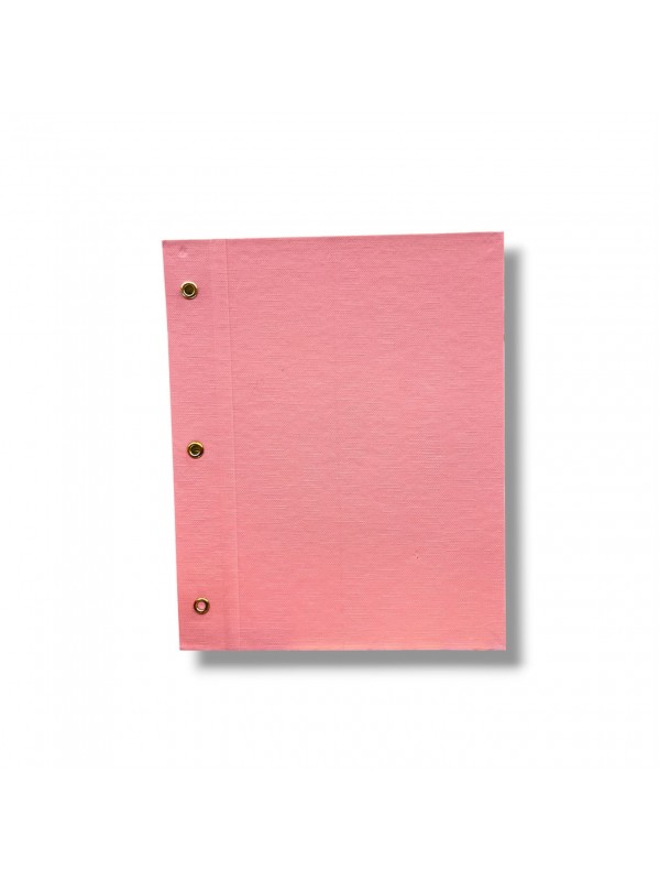 CARPETA CON CORDON N°3 TELADA ROSA PASTEL