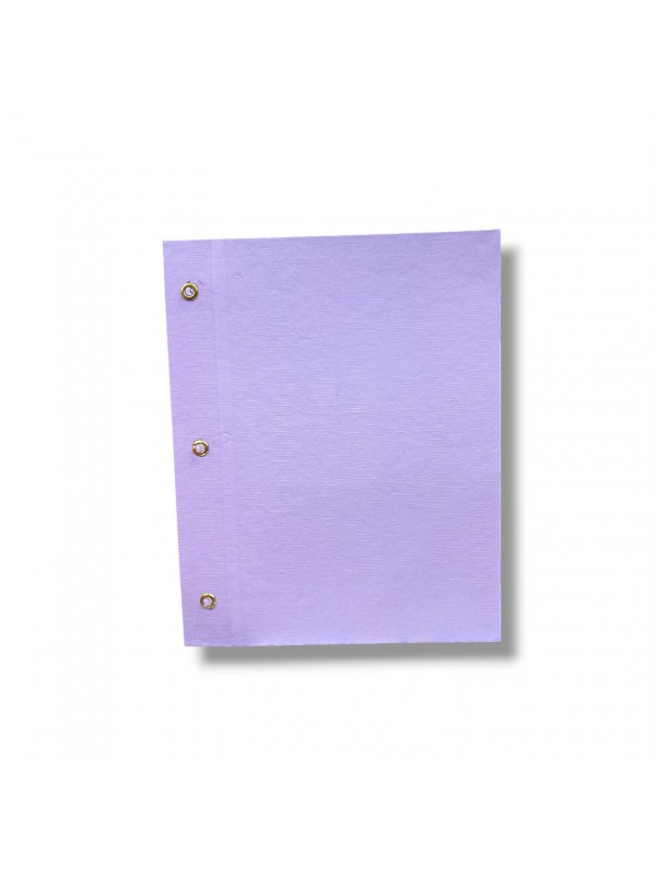 CARPETA CON CORDON N°3 TELADA VIOLETA PASTEL