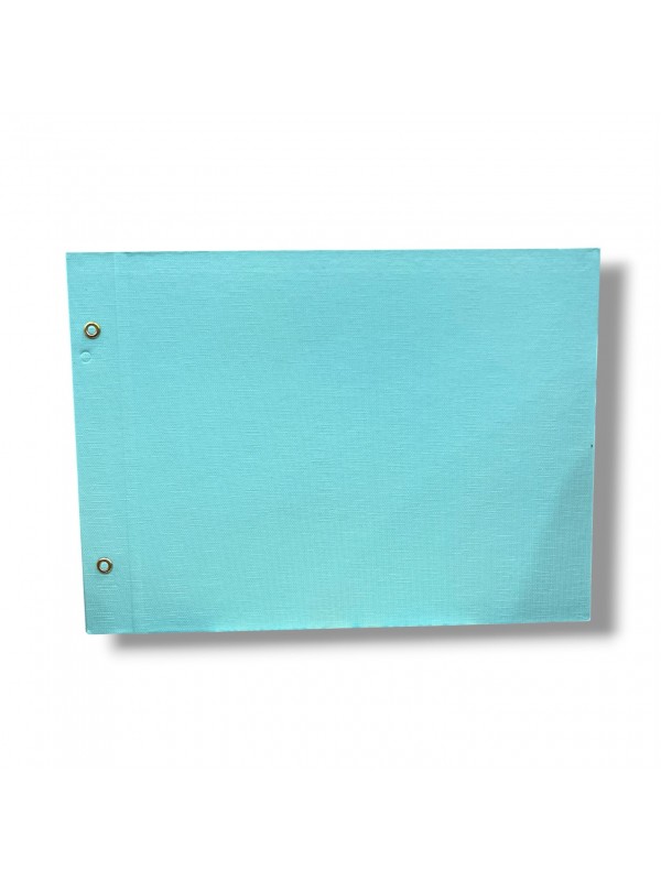CARPETA CON CORDON N°5 TELADA CELESTE PASTEL