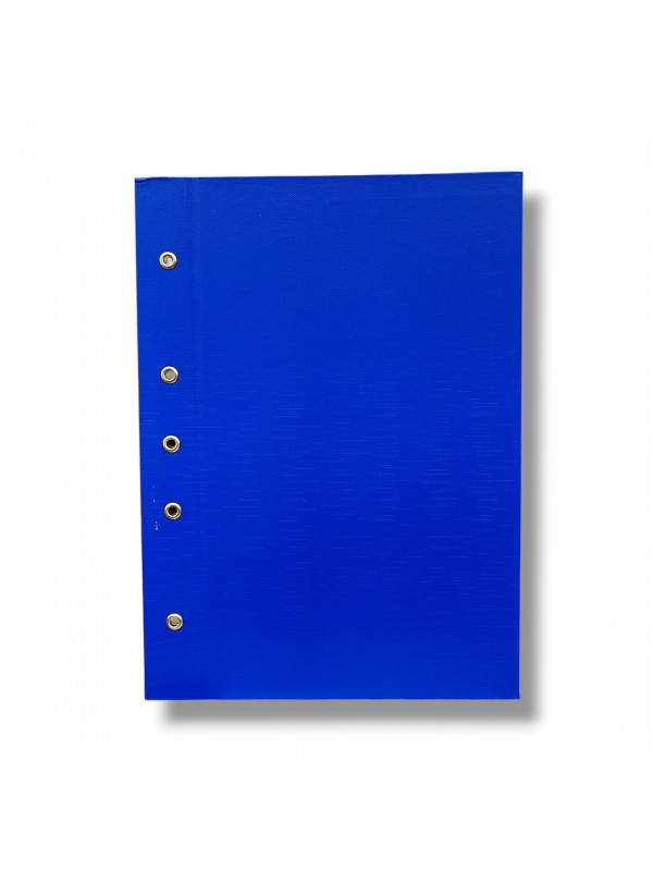 CARPETA CON CORDON A4 TELADA AZUL