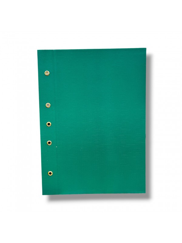 CARPETA CON CORDON A4 TELADA VERDE